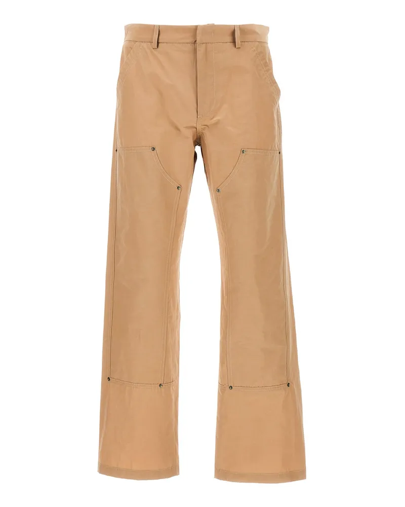 FourTwoFour on Fairfax Nylon -Mischhosen Beige
