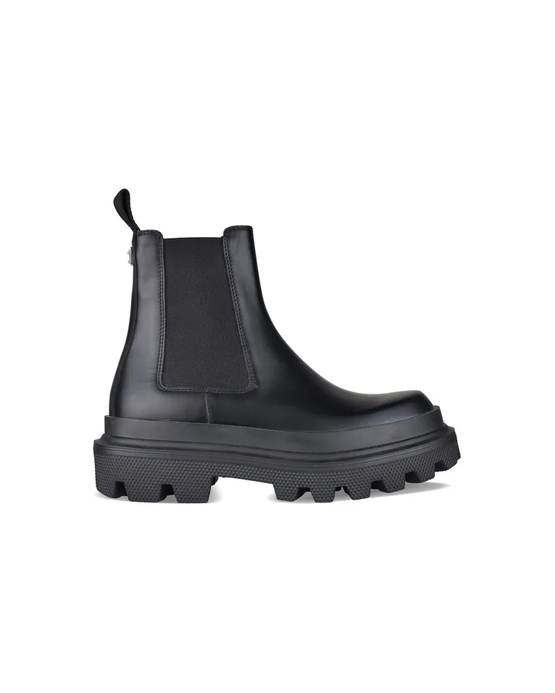 Dolce & Gabbana Chelsea Stiefel Black
