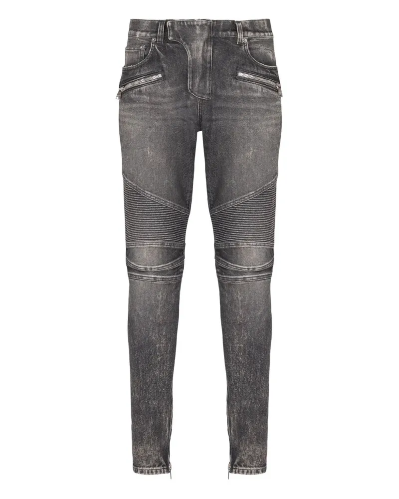 Balmain Slim Biker Jeans 9az
