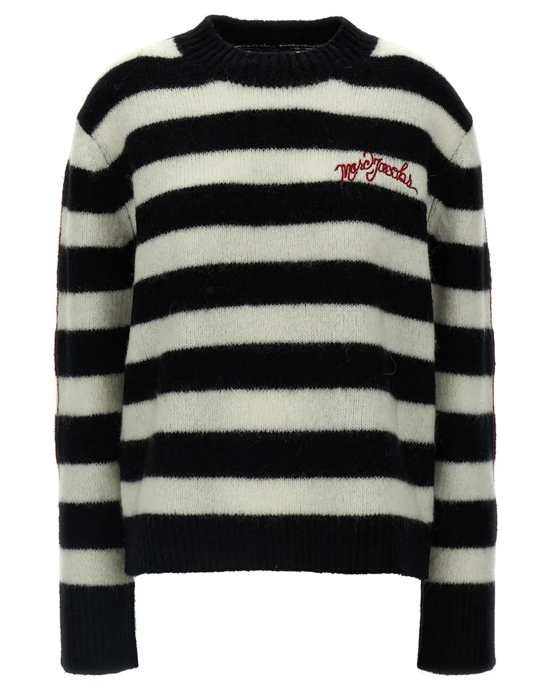 Marc Jacobs gestreieter Pullover White