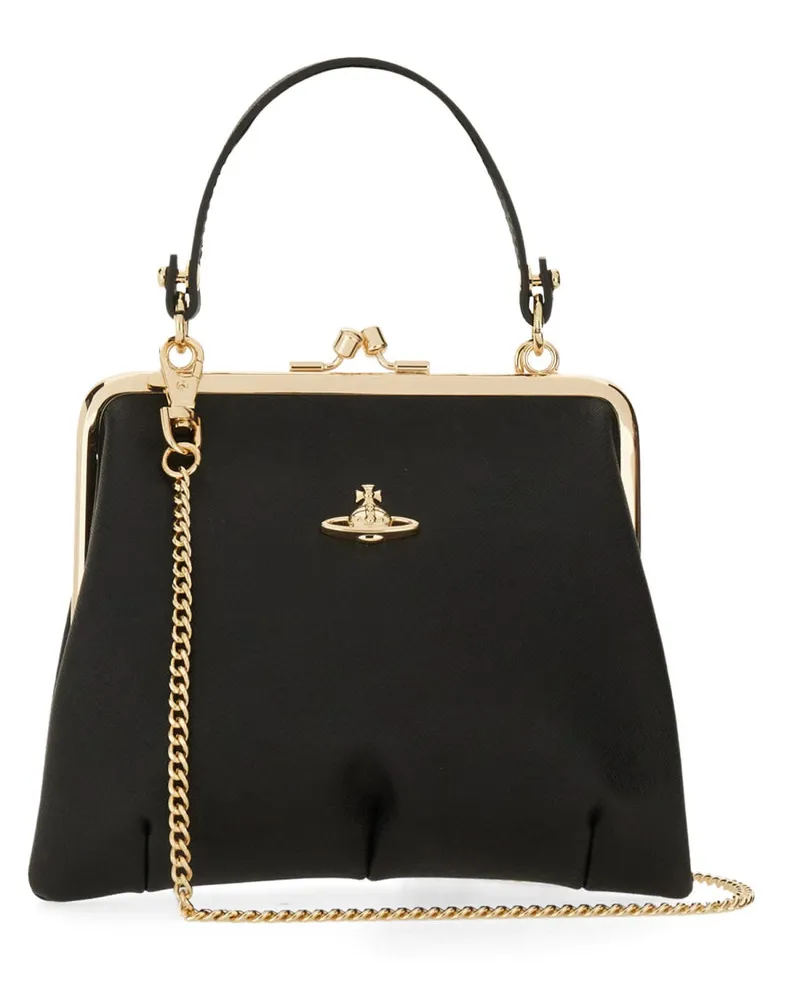 Vivienne Westwood Borsa "Granny -Rahmen Black