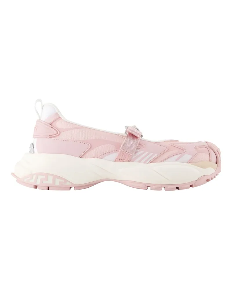Versace Mary Jane Sneakers  Synthetic Pink Pink