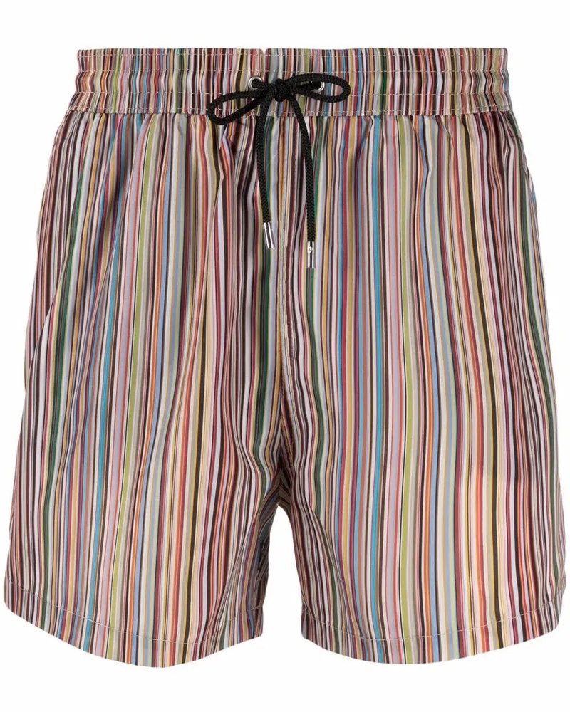 Paul Smith Signature Stripe Swim Shorts Multicolour