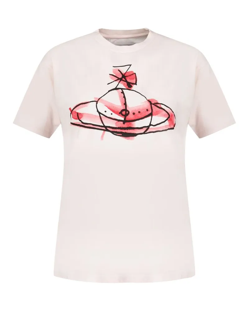 Vivienne Westwood Orb T -Shirt  Cotton Pink Pink