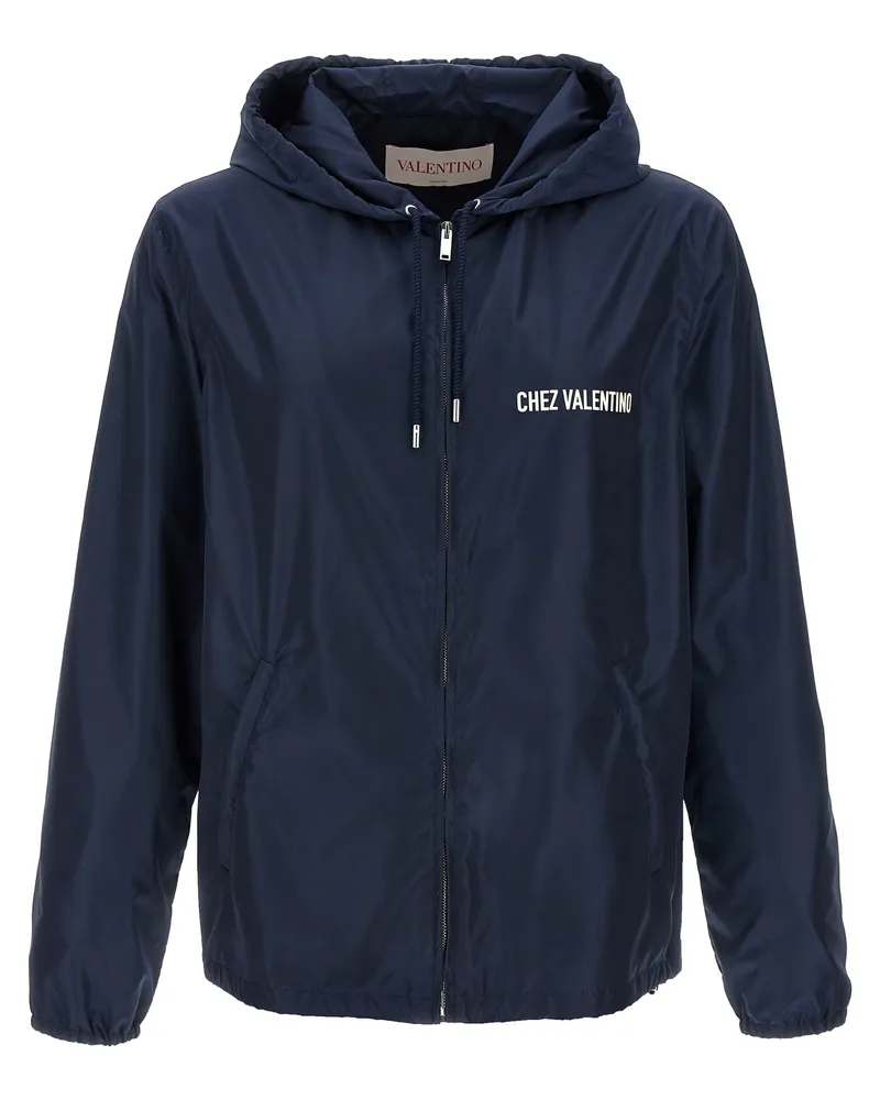 Valentino Garavani Valentino Garavani 'Chez Valentino' Windbrecher Blue