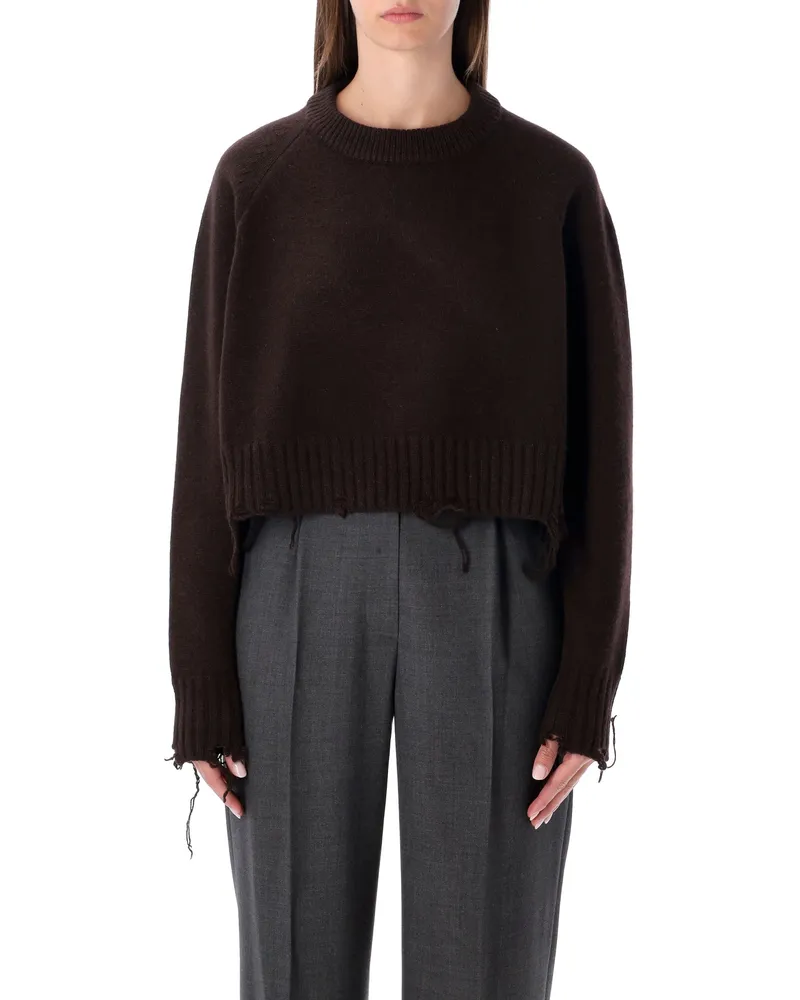 LOW CLASSIC Niedrige klassische Pullover braun Brown