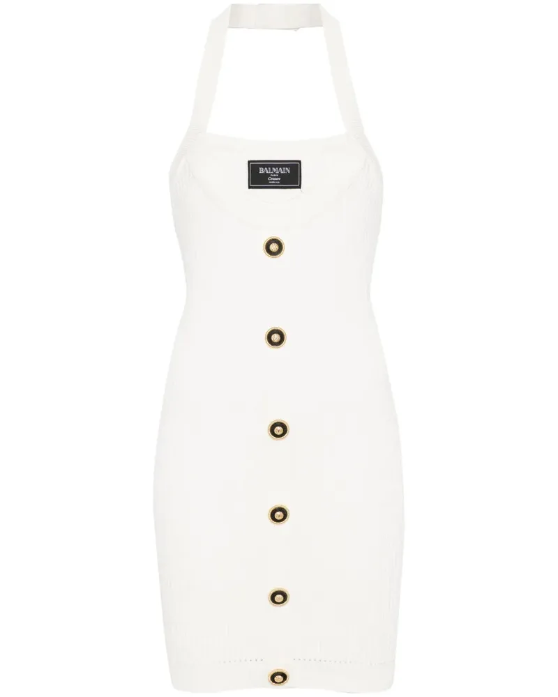 Balmain kurz geripptes Kleid 0fa