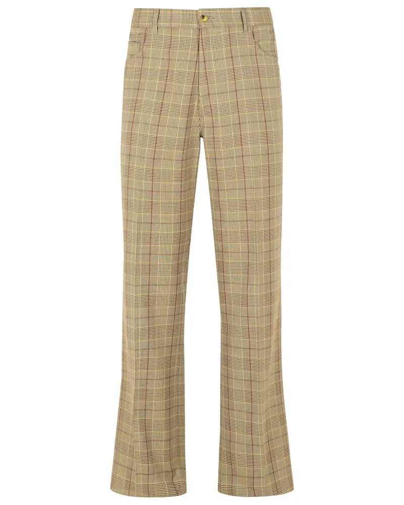 Amiri Beige Virgin Wolle Mischhose Beige