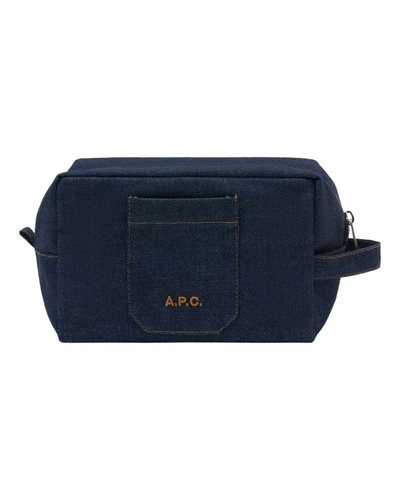A.P.C. Geldbörse  Synthetisches Blau Blau