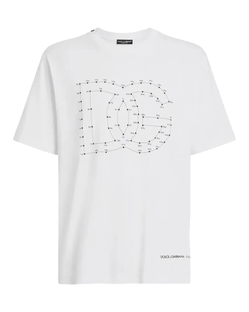 Dolce & Gabbana T -Shirts und Polos Weiß White