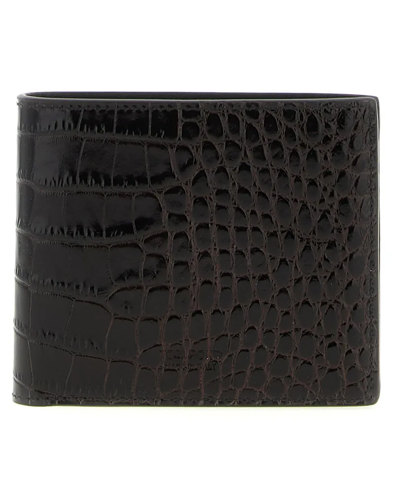 Tom Ford Crocodile Leder Brieftasche Brown