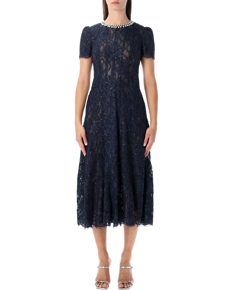 Self-Portrait Selbstporträt-Kleider Blau Blue