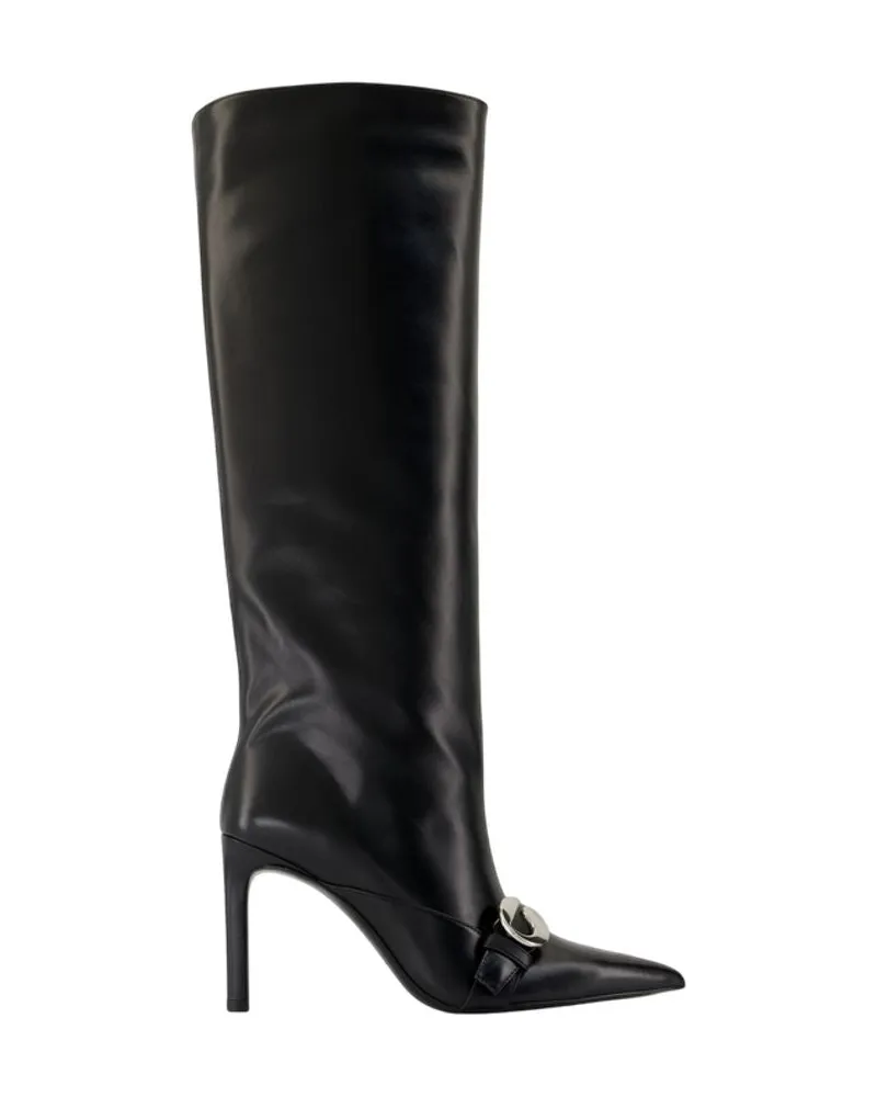 COPERNI Gürtelstiefel  Leder schwarz Black
