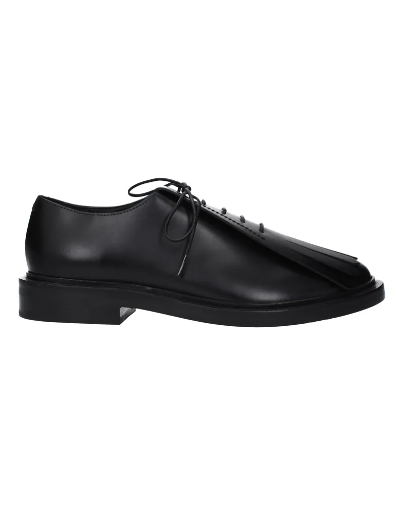 Max Mara Derby English Womens Leder schwarz -