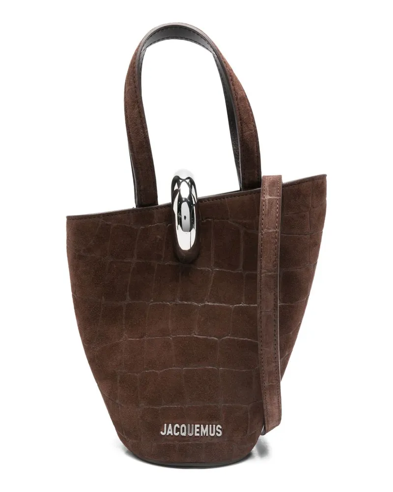 Jacquemus le Petit Bambola Eimerbeutel Brown