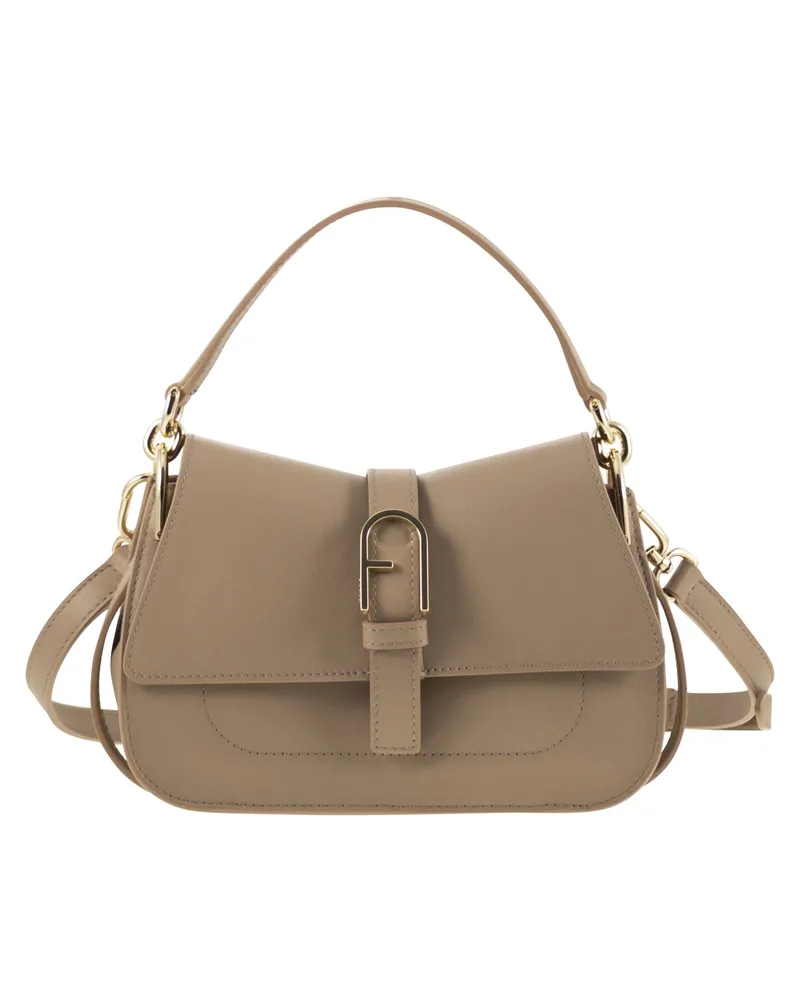 Furla Flow Mini -Handtasche Beige