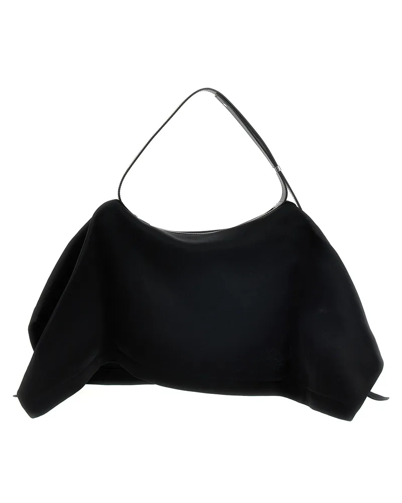 Issey Miyake umhüllende quadratische' Umhängetasche Black