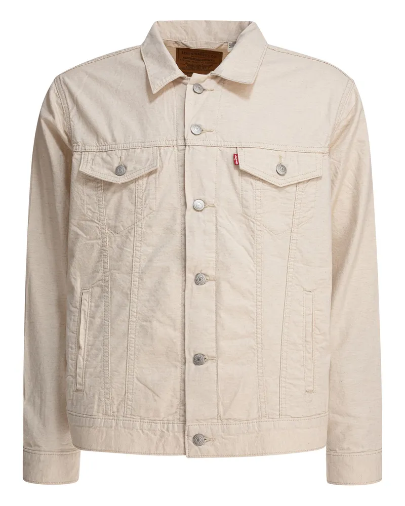 Levi's Levi 's Die Trucker -Jacke sehnt sich nach Sommer Beige