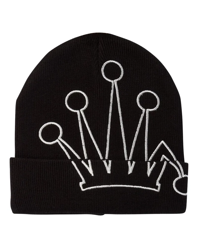Stüssy Cuff Crown“ Mütze Black