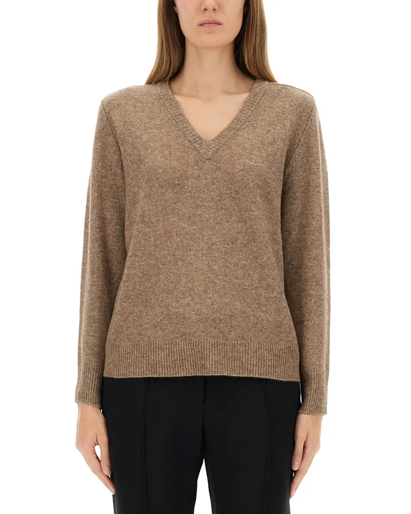 ASPESI Wollmischpullover Beige