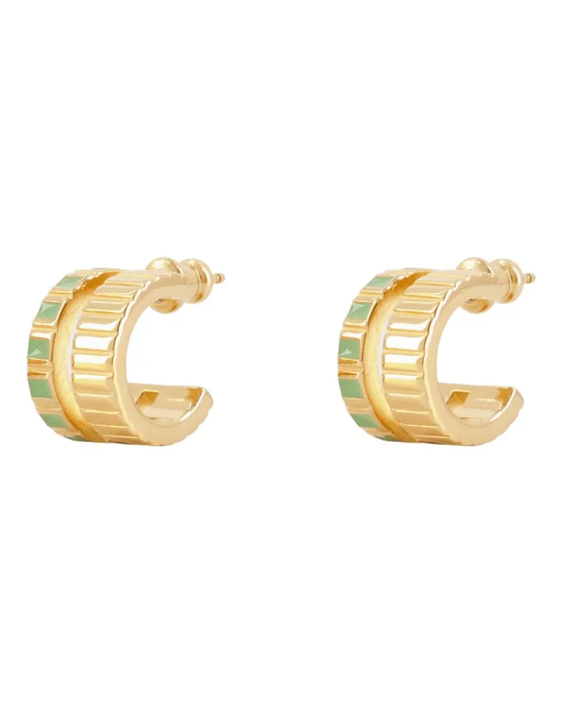 IVI Collection Mini Slot Ohrring  Green oder Gold