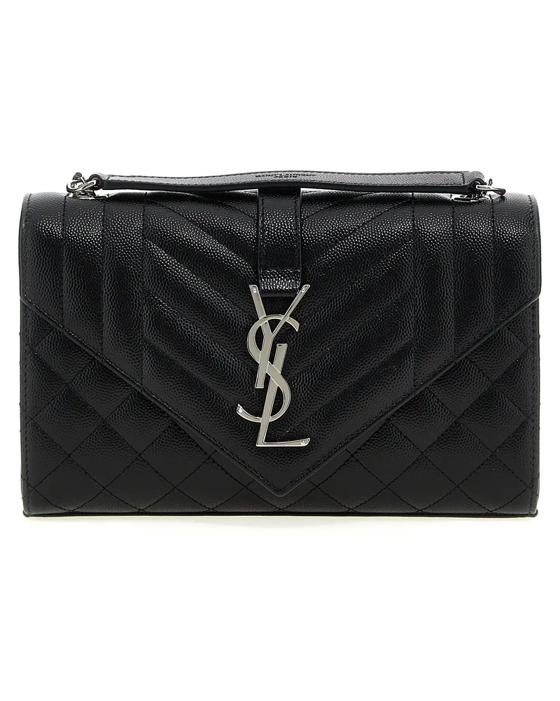 Saint Laurent Umhängetasche „Envelope Small Black