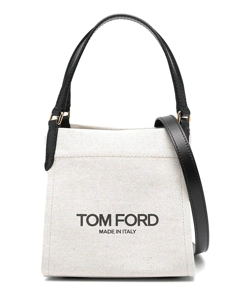Tom Ford Medium Amalfi -Einkaufstasche Beige
