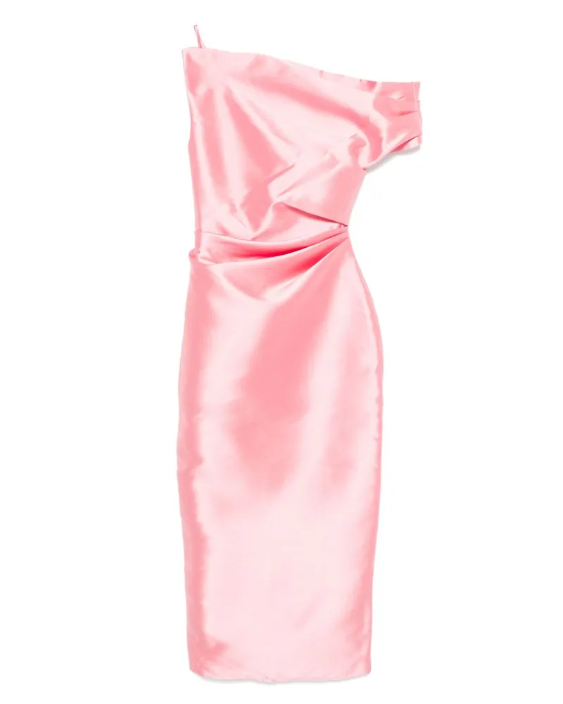 Solace London Trost London Ellison Midi Kleid Pink