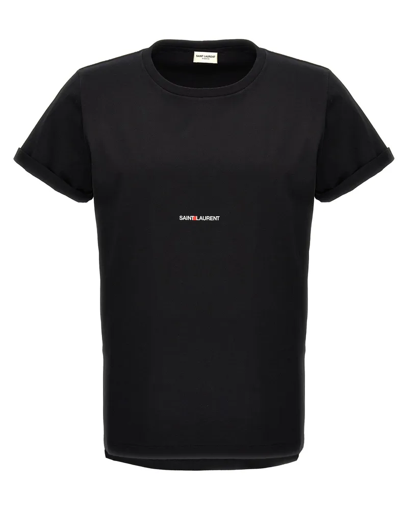 Saint Laurent Saint Laurent Rive Gauche' T -Shirt Black