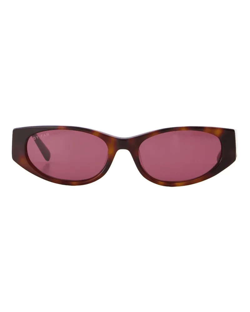 by FAR Sonnenbrille mit weitem Brown Brown Braun