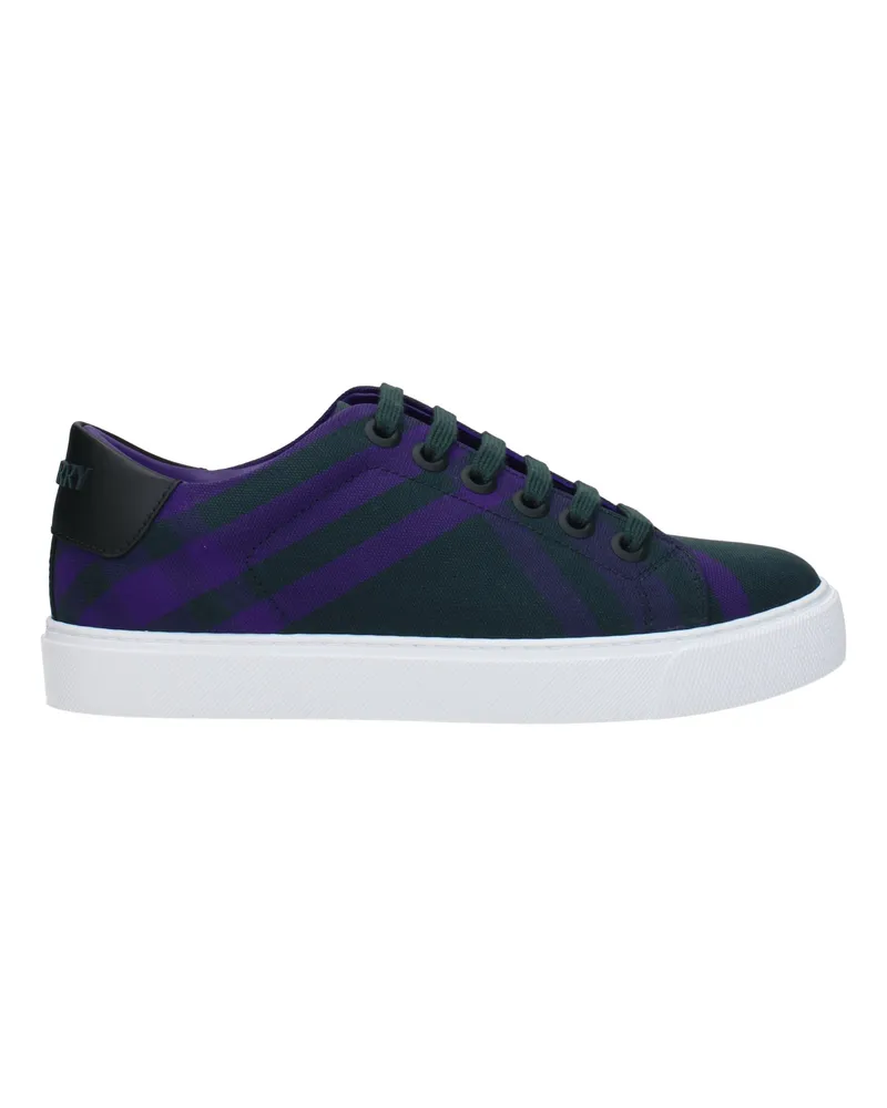 Burberry Sneakers Frau Stoff grün/lila -
