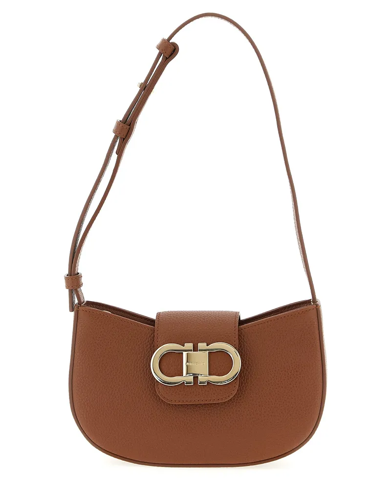 Ferragamo Gabry' Umhängetasche Brown