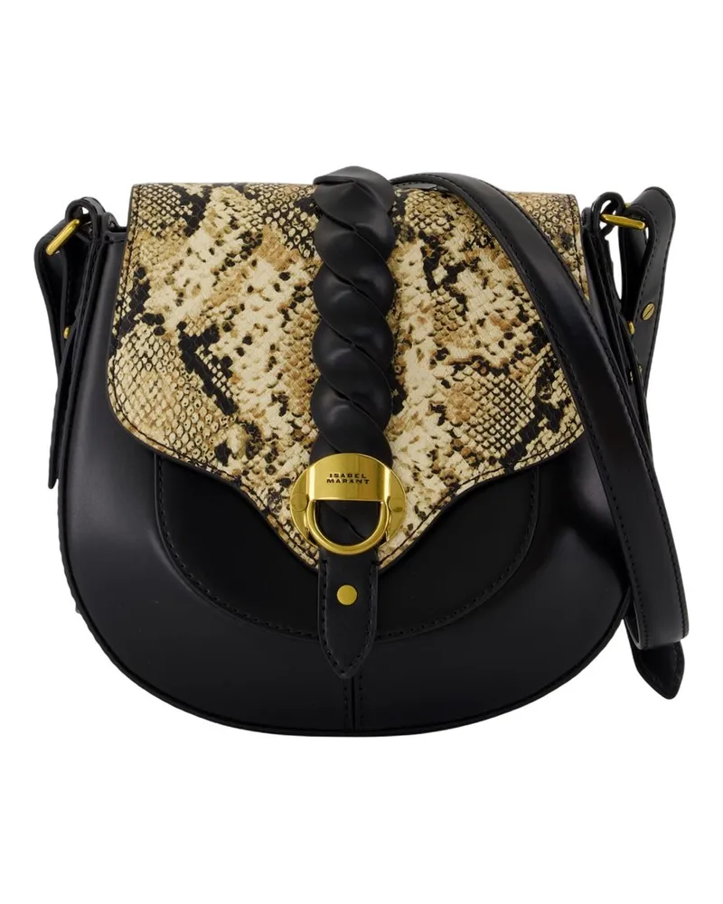 Isabel Marant Altay kleiner GB Crossbody  Leder schwarz Schwarz