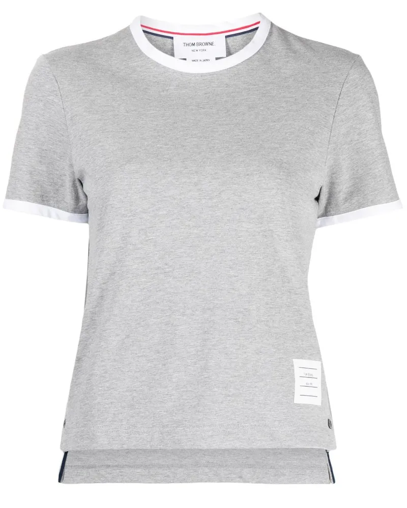 Thom Browne Cotton T -Shirt Grey