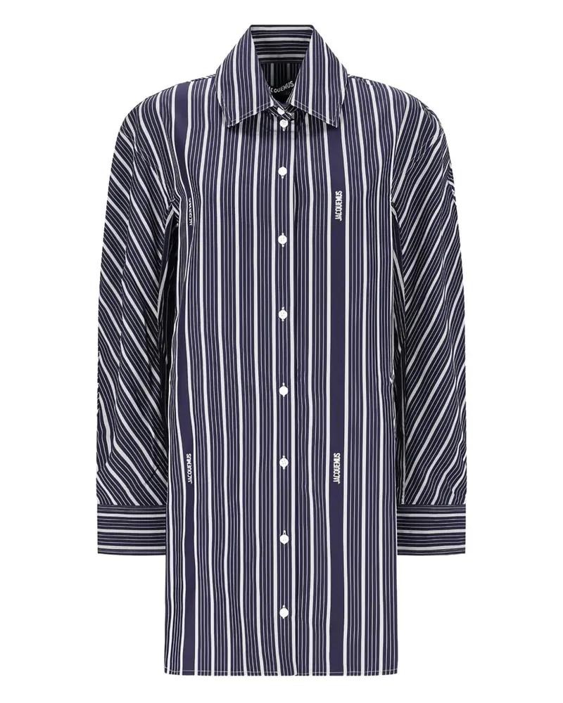 Jacquemus gestreiftes ovales Hemd Business