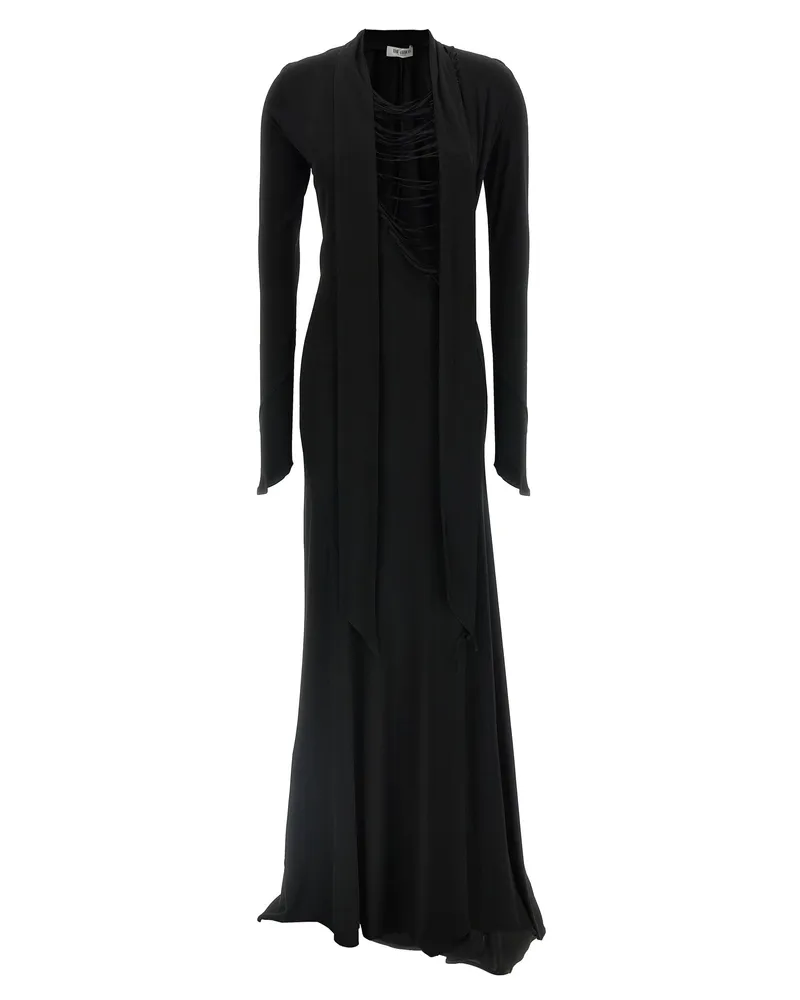 ATTICO Das attico asymmetrische Kleid Black