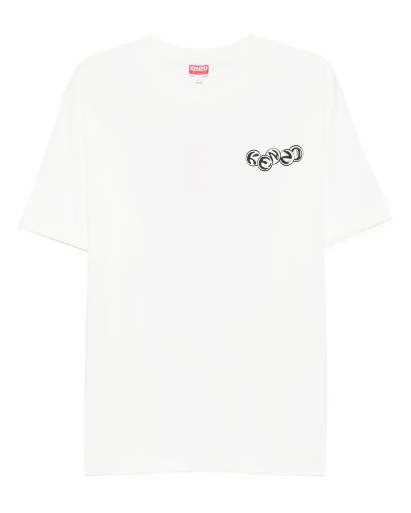 Kenzo Logo Druckt -Shirt 02