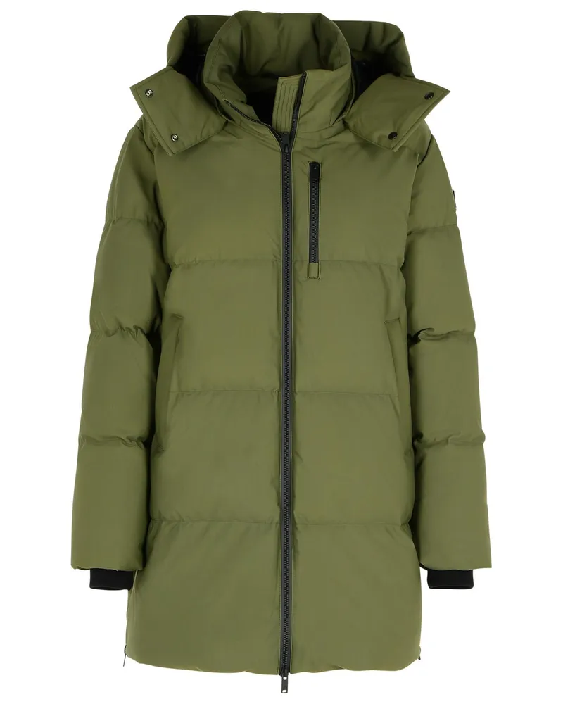 Moose Knuckles Chelia 3 Q' Green Nylon Mischparka Green