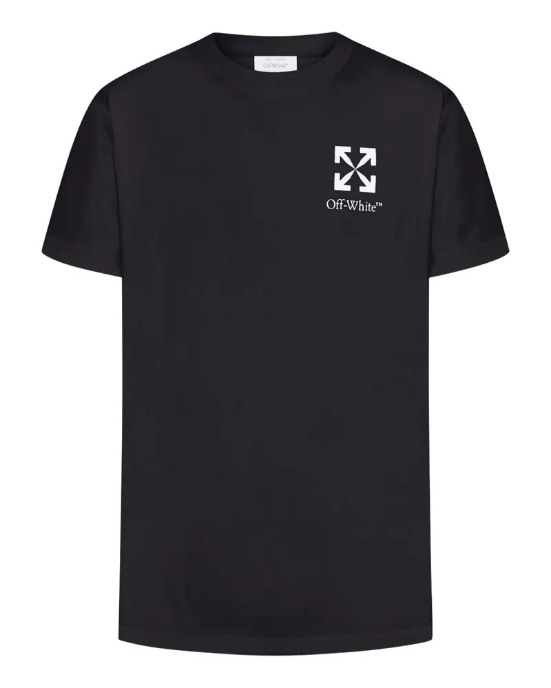 OFF-WHITE Arrow Cotton T -Shirt Black
