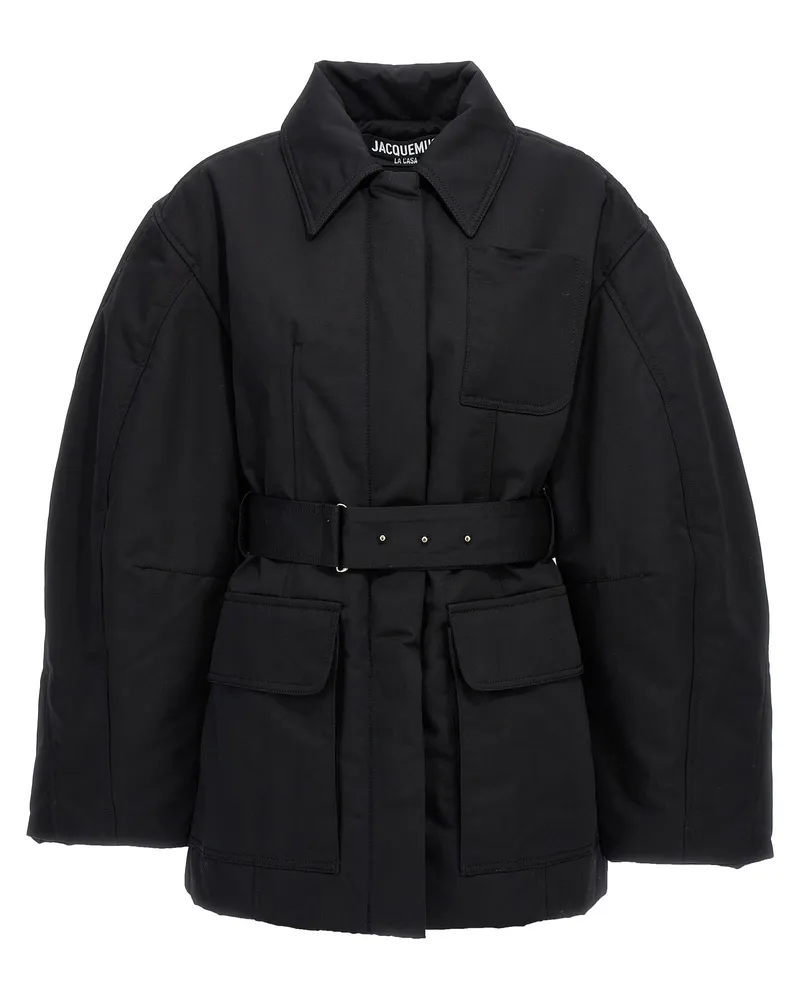 Jacquemus Le Blouson Bari' Jacke Schwarz