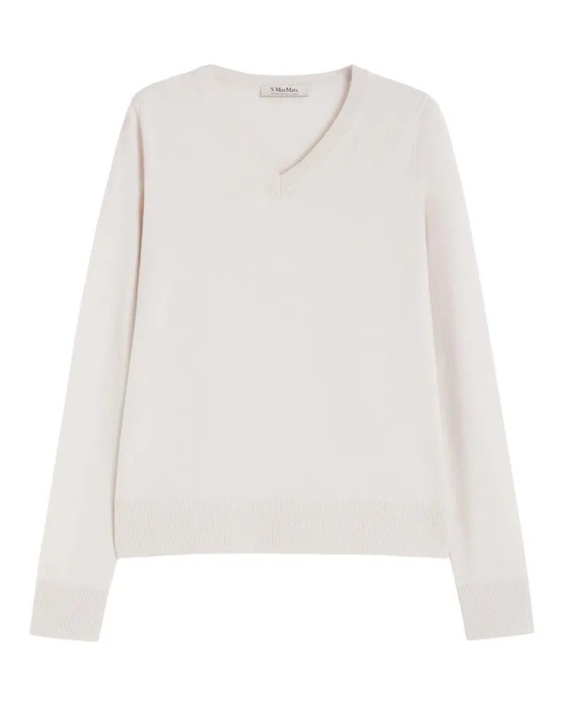 Max Mara Pullover weiß White