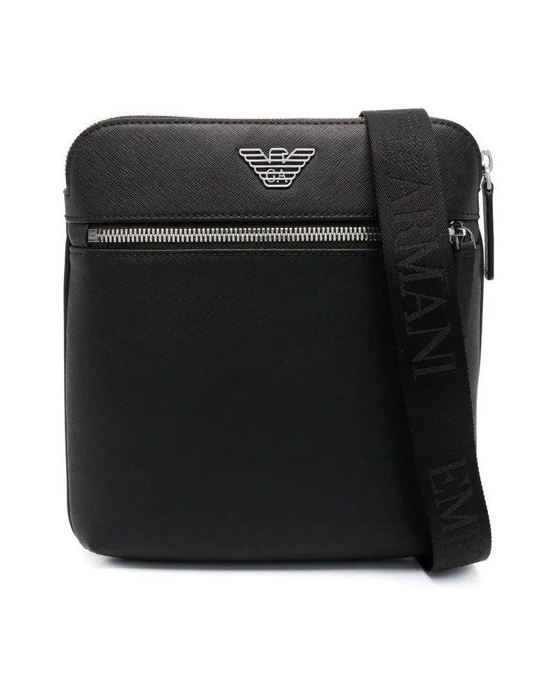 Emporio Armani Nylon Crossbody Bag Black