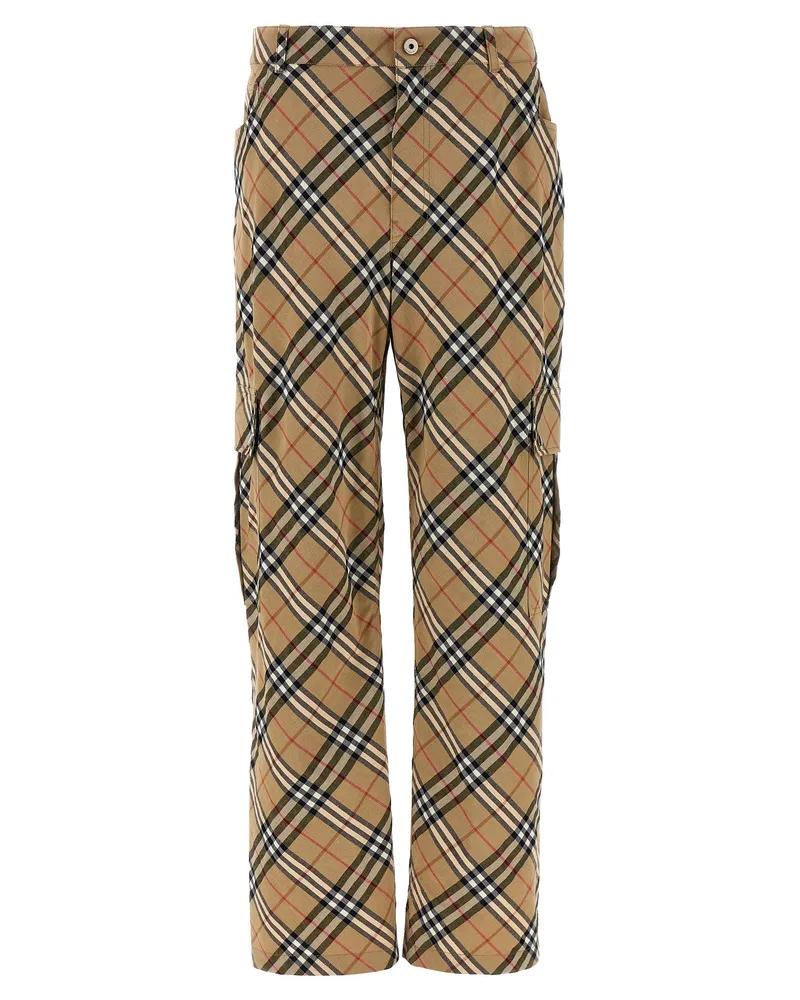 Burberry Cargo Taschenhose Beige