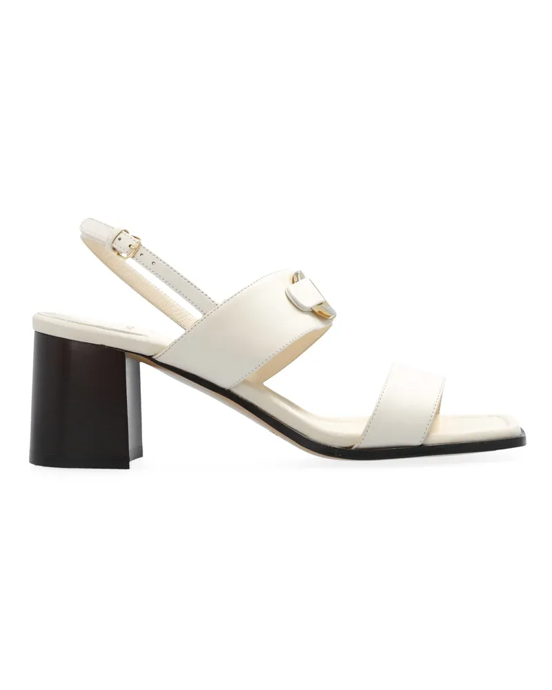 Ferragamo Ferragamo Lou Leder Sandalen White