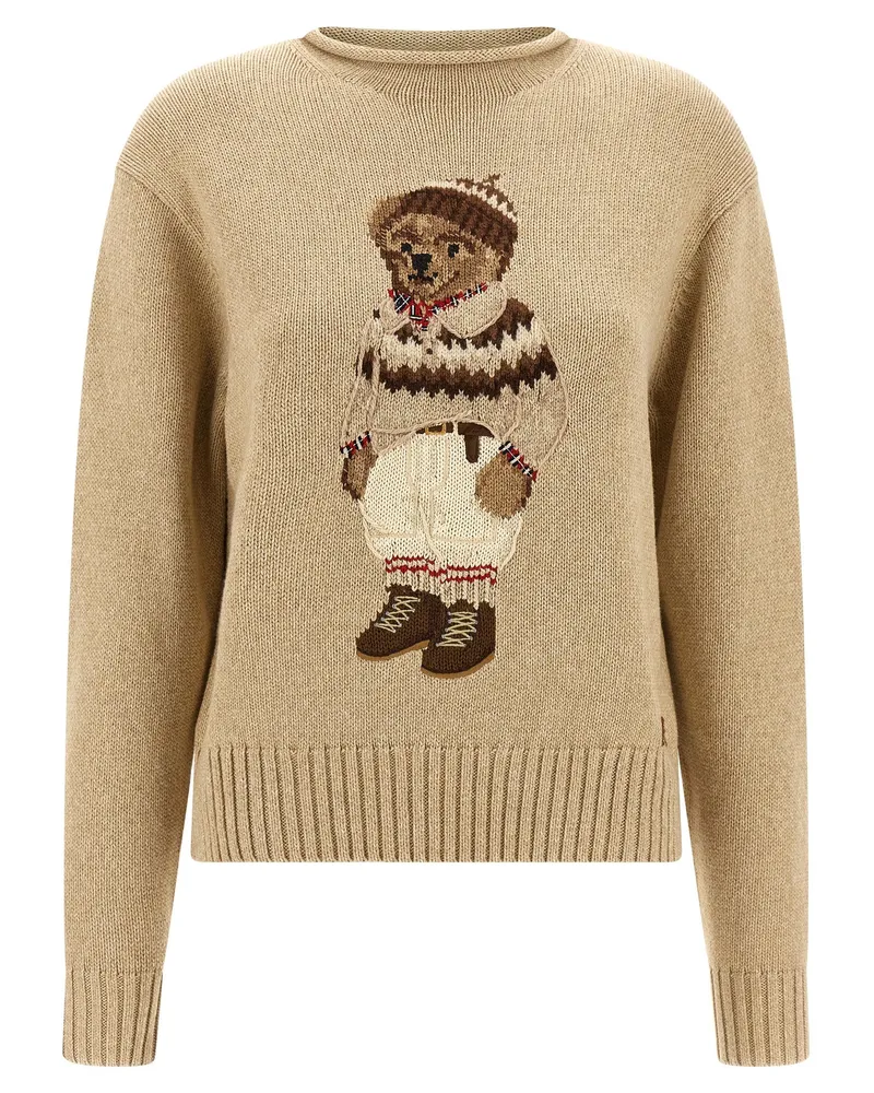 Ralph Lauren Polo Bear' Pullover Beige