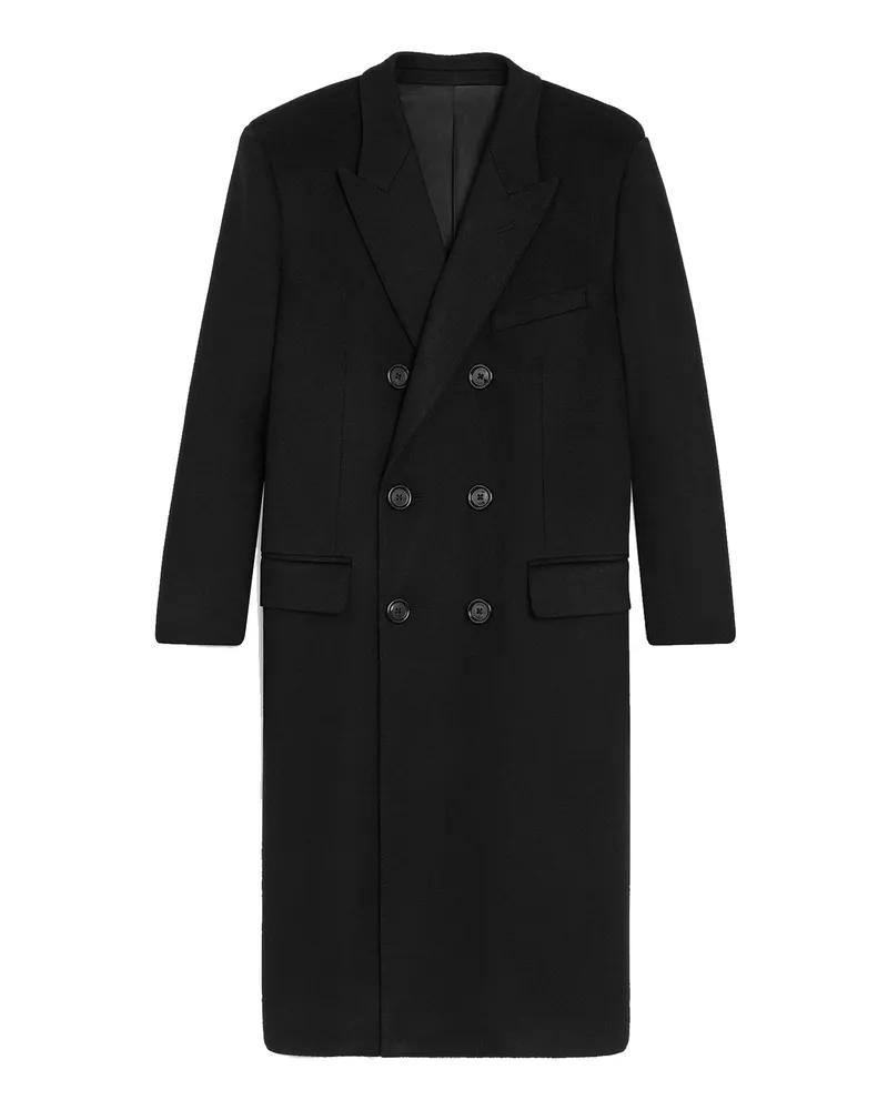 Celine Céline Classic Wollmantel Black