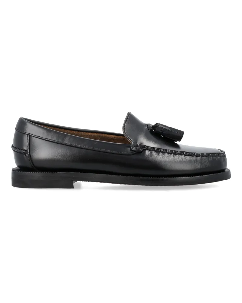 Sebago flache Schuhe schwarz Black