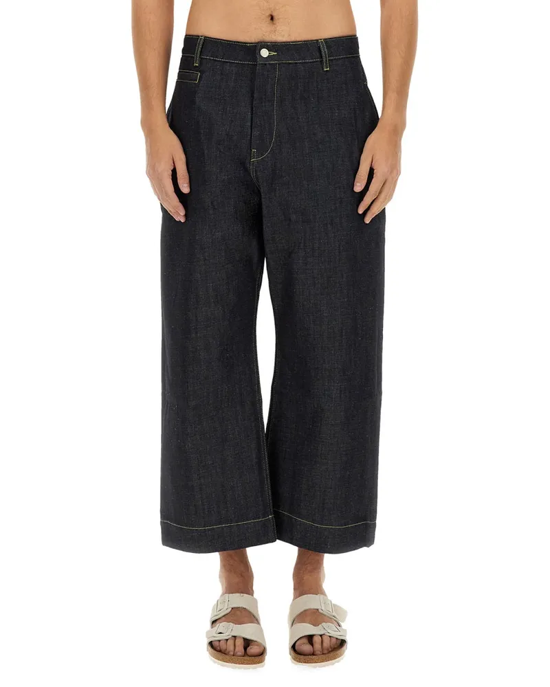 Studio Nicholson Pantalone in Denim Blue