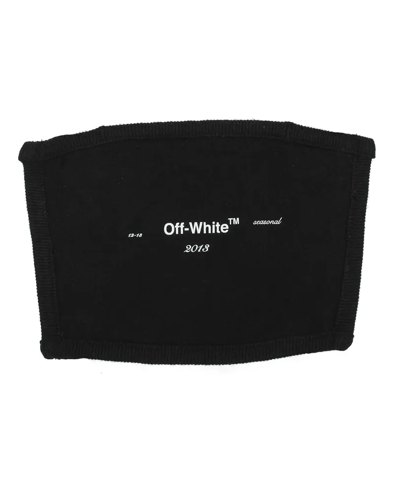 OFF-WHITE Off White Gesichtsmaske Herrens Baumwolle Schwarz -