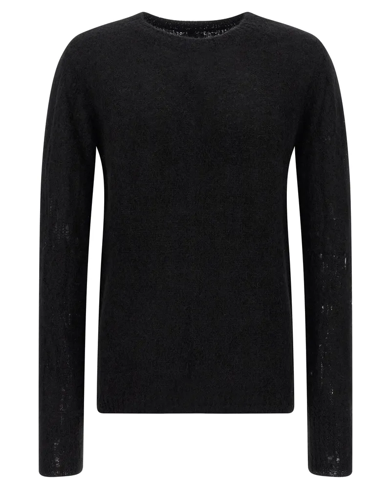 THOM KROM Alpaca Wollpullover Black